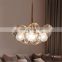 Modern Glass Gold Pendant Light For Home Restaurant Home Luxury LED Modern Indoor Chandelier