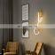 New Design Note Wall Lamp Art Living Room Background Stair Decor Mounted Lighting Modern Corridor Aisle LED Line Wall Light