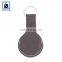 Contrast Stitching Nickle Fitting Fashion Style Modern Design Genuine Leather Airtag Key Chain for Wholesale Buyers