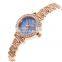 Luxury Women Rose Gold Watch Fashion Ladies Quartz Diamond Wristwatch Elegant Female Bracelet Watches OEM