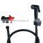 Black toilet bidet spray hand held sprayer toilet faucet