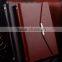 Three folder notepad, magnetic buckle for office,