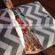 Custom Gray Zig Zag Print Diaper Clutch OEM Chevron Diaper Clutch Changing Pad
