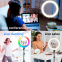 Phone fashion Led circle cheapest 18inch 18 inch with tripod stand rgb led selfie light ring fill light