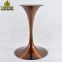 Hot Sale Tulip Dining Table Leg Glazed Rose Gold SS304 Stainless Steel Furniture Legs