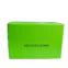 Caja esqueleto de hoja hueca de PP verde personalizable – Almacenamiento impermeable y reciclable