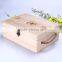 factory directly sale double side printing promotional wine box wood