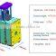 plastic injection over molded and Plastic Overmolding Part