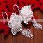 Wholesale 2015 fashion jewelry 925 sterling silver flower Earrings                        
                                                Quality Choice