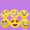 2015 New product pp custom whatsapp emoji pillow cute smiley face soft toys poop plush emoji pillow