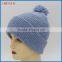 Roll up Winter Sporty Women Beanie With Ball