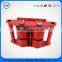 Max 40 Tons Small Steel Tank Carry Handle /Transport Trolley for Warehouse