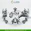 Delicate Venetian Silver Metal Mask Filigree Masquerade Diamante Ball. Prom