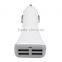 Four USB ports mini portable car charger for mobile phone