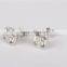Bright CZ stone silver earring opal stone fashion designer earring