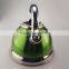 2.5L water boil kettle with full color coating tea pot
