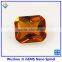 Synthetic Octagon Yellow Citrine Nano Spinel Stones for jewelry Wax Settings