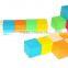 Colorful Wooden 2.5cm Cube Wooden Puzzle Building Blocks