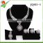 2016 gorgeous designs JQ021-1 chain necklace matching earrings, bracelet