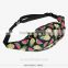 Summer top selling fashion printed running waist bag for ladies sport and leisure