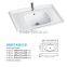 Chaozhou factory cabinet basin white color vanity sink