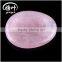Wholesale 45*35*7mm Natural Rose Quartz gemstone Worry Stone for Massage