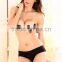 OEM Customized Black Breathable Cloth Mango Silicone Invisible Girls Bra