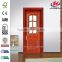 JHK- G31 Cheap Lowes Modern Single Frosted Glass Interior Solid Wooden Doors