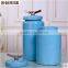 Love blue small size food grade ceramic jars for home deco