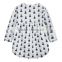 New girls cotton printed long-sleeved with pocket casual top clothes