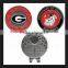 Custom wholesale metal promotional golf cap clip ball marker