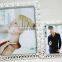 metal mirror frame,oval framed mirror