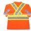 strap yellow vest for running or cycling Polo Collar Summer T-shirt Reflective Clothing