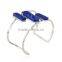 Custom jewelry factory OEM bangle bracelets with stones
