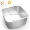 stainless steel double bowl kitchen sink without faucet