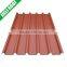 Pvc fiber corrugated sheet roof in terracotta