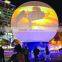 2016 small single layer white inflatable 3D projection dome tent