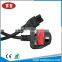 high quality UK 3Pin AC Power cord uk power cable uk plug