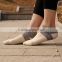 no show socks women design girls thick line soft boat anklet socks