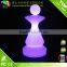 LED giant outdoor plastic chess set