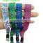 Cheap custom free sample Festival Fabric Wristbands for Events