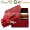 Food Packaging Box Recycled Macaron Chocoalte Divider Box With Ribbon Bow