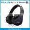 2015 China wholesale wireless stereo bluetooth headset with memory card