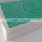 Gel wave shape memory foam pillow( light green color)