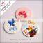 Top quality fashion promotional round metal pocket mirror