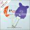 2016 New style small Plastic PP Hand Fan For Summer