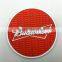 disposable round pvc rubber coaster
