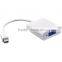 Thunderbolt Port Mini DisplayPort DP to VGA Adapter with Audio Output