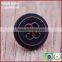Designed high quality gold logo brown metal button rivet
