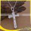 silver plated jewelry cheap western silver cross necklace